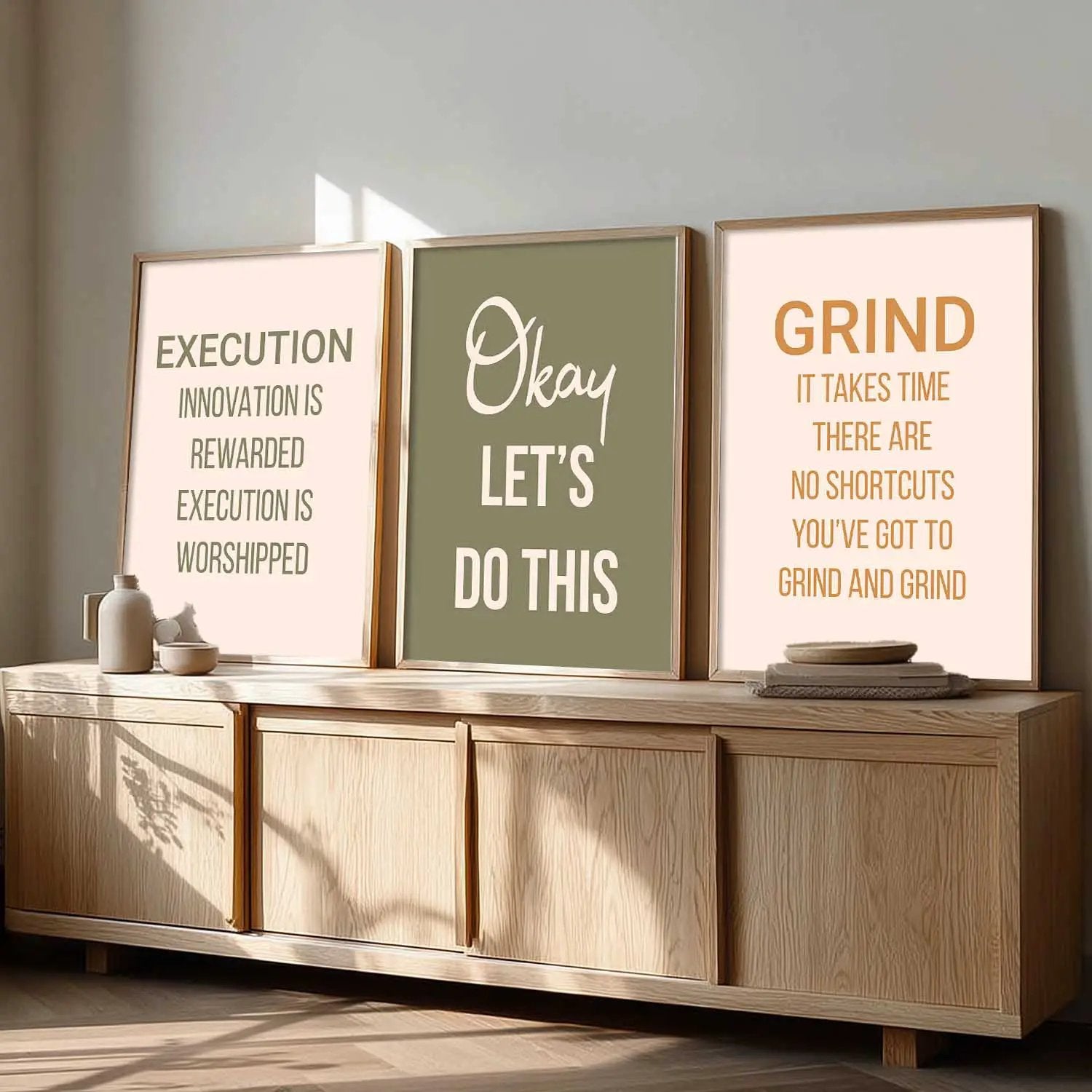 Motivational Wall Art Paintings for Living Room - Wall Poster With frames by Kotart store