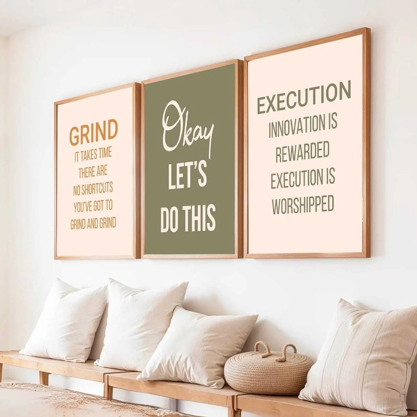 Motivational Wall Art Paintings for Living Room - Wall Poster With frames by Kotart store