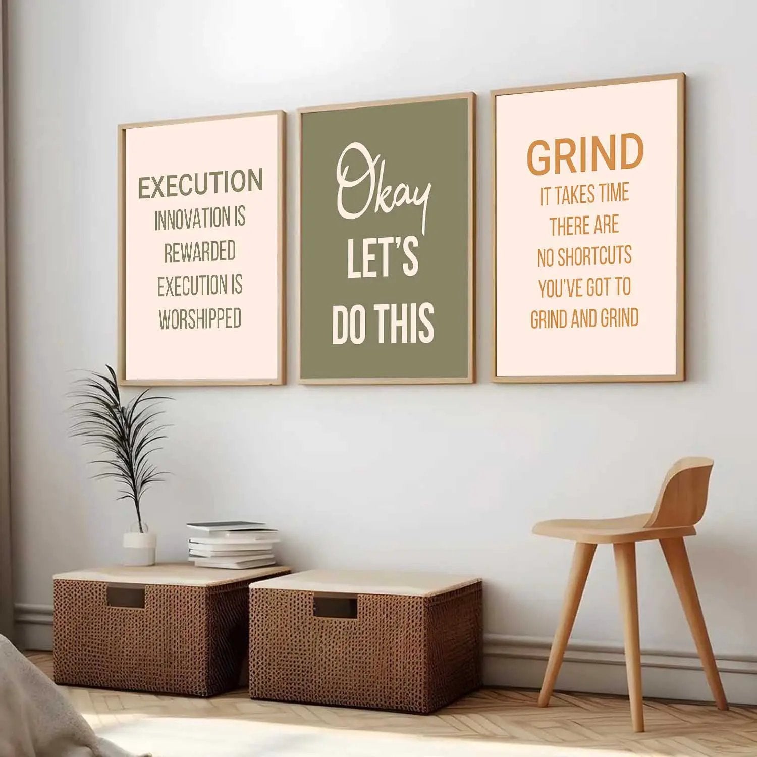 Motivational Wall Art Paintings for Living Room - Wall Poster With frames by Kotart store
