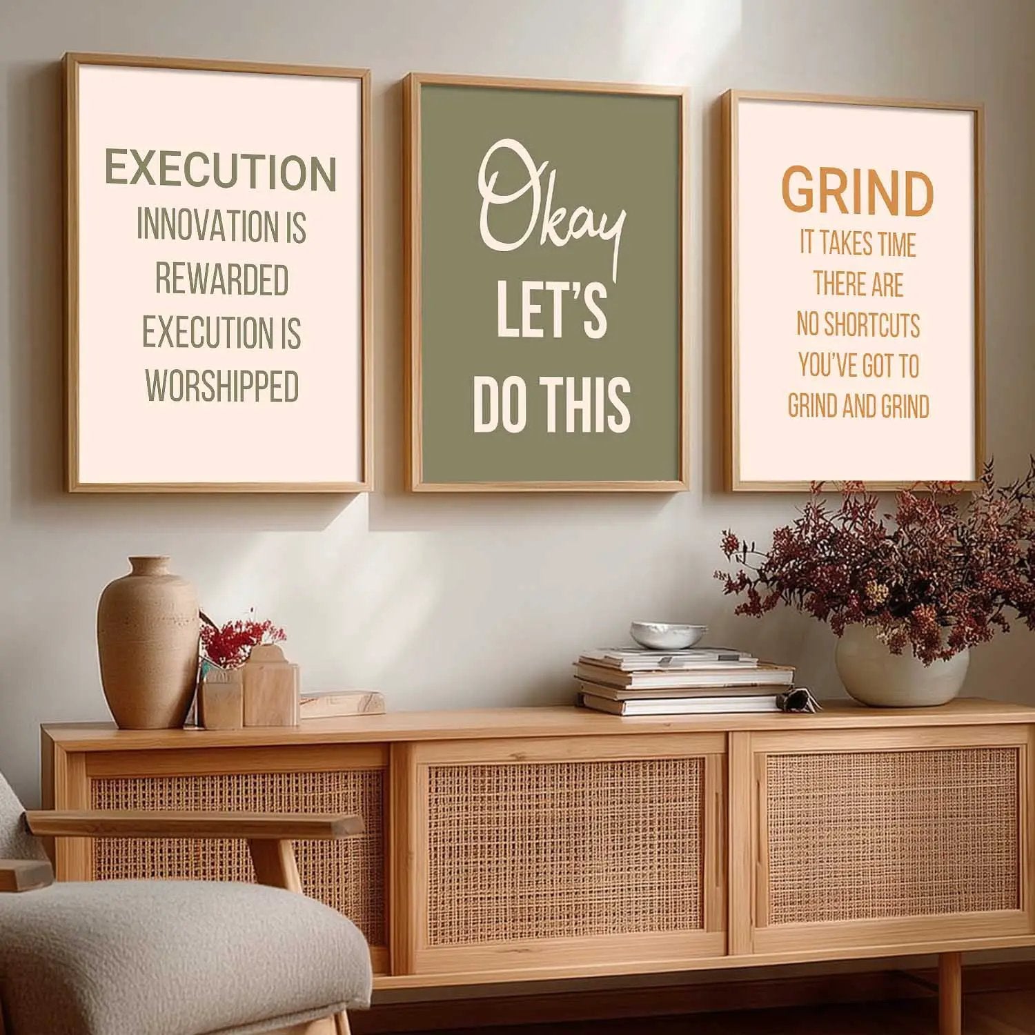 Motivational Wall Art Paintings for Living Room - Wall Poster With frames by Kotart store