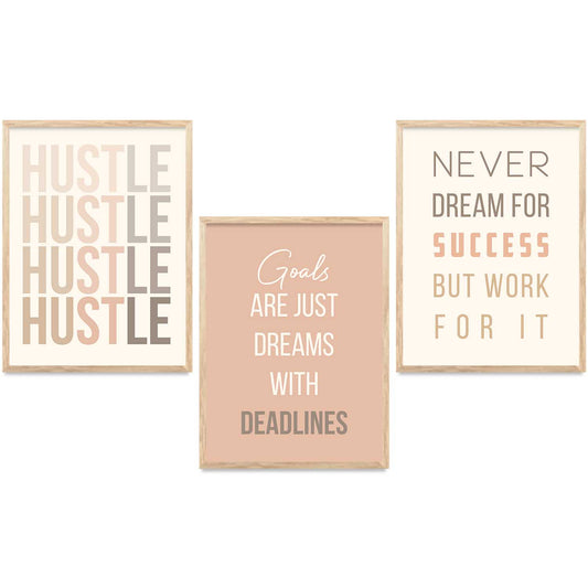 Motivational  Wall Art Paintings for Living Room - Wall Poster With frames