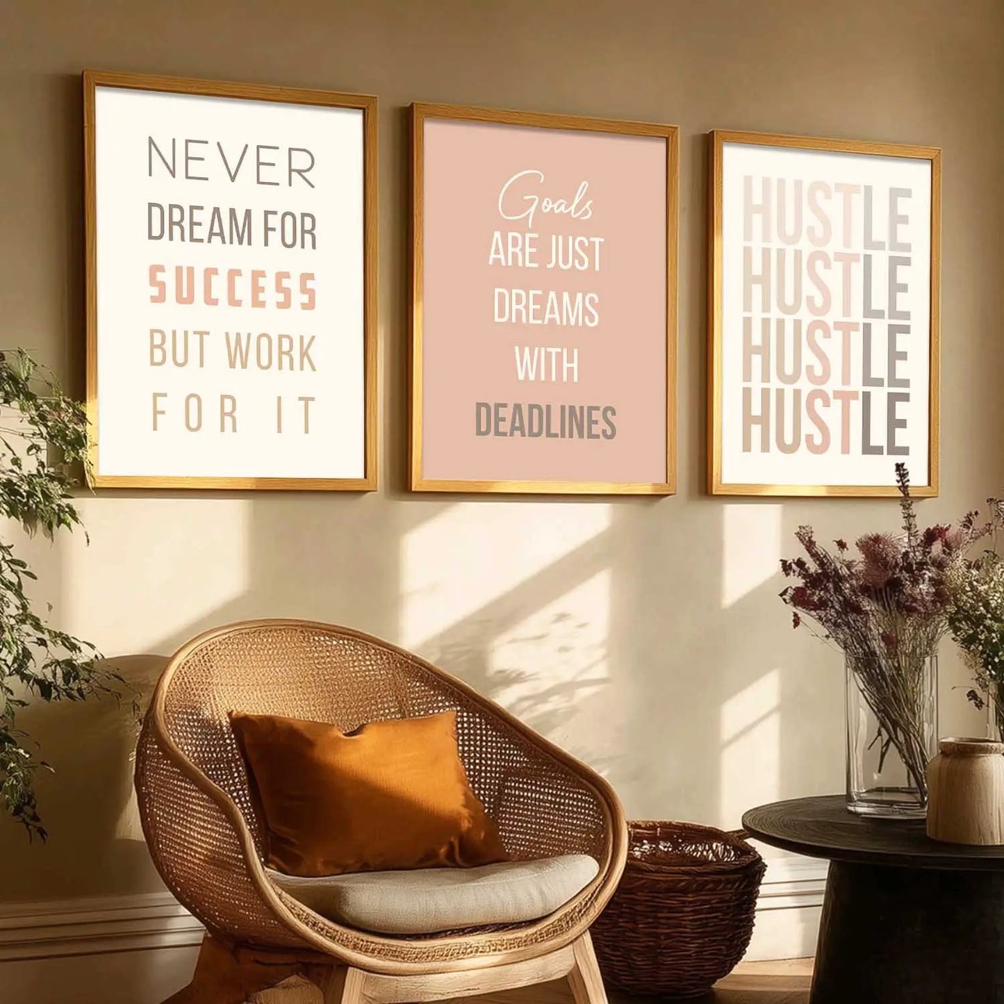 Motivational Wall Art Paintings for Living Room - Wall Poster With frames by Kotart store