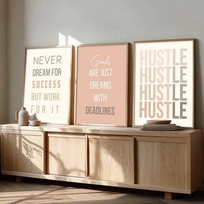 Motivational Wall Art Paintings for Living Room - Wall Poster With frames by Kotart store