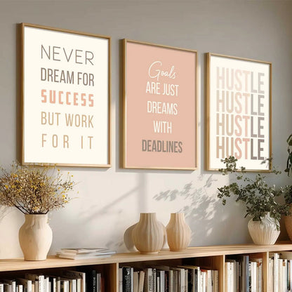 Motivational Wall Art Paintings for Living Room - Wall Poster With frames by Kotart store