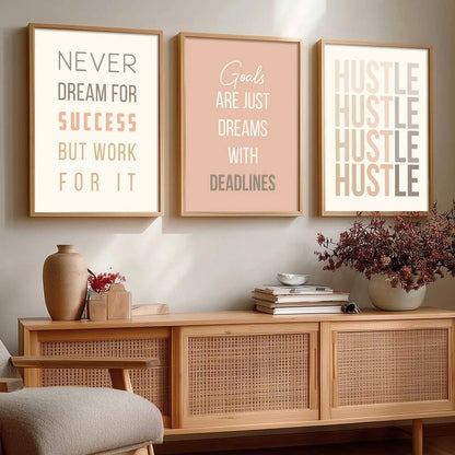 Motivational Wall Art Paintings for Living Room - Wall Poster With frames by Kotart store