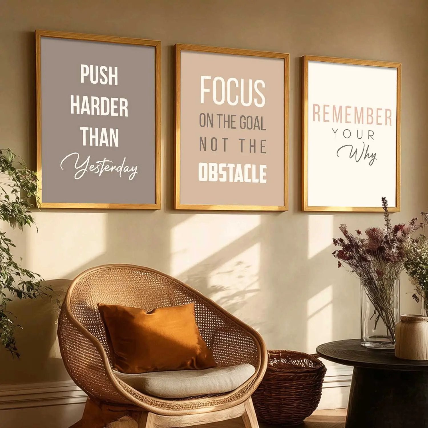Motivational Wall Art Paintings for Living Room - Wall Poster With frames by Kotart store