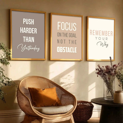Motivational Wall Art Paintings for Living Room - Wall Poster With frames by Kotart store