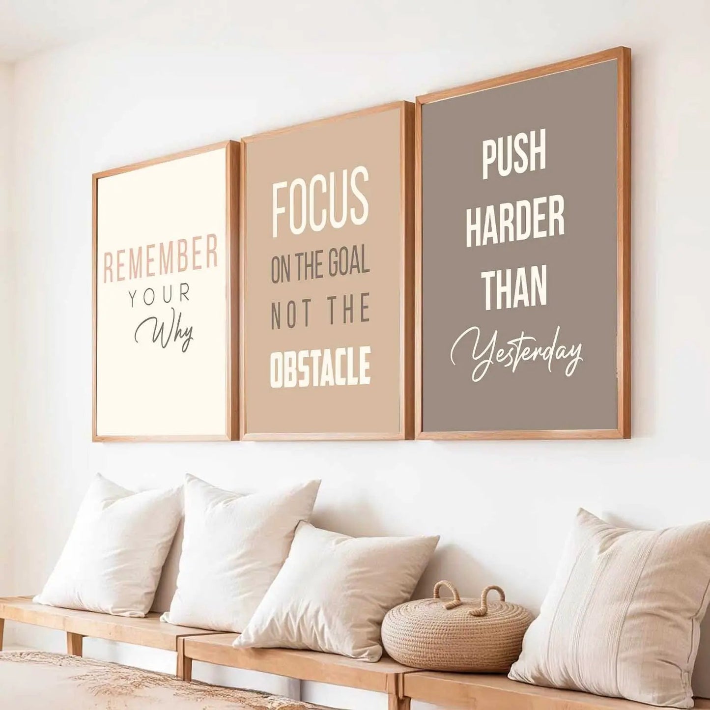 Motivational Wall Art Paintings for Living Room - Wall Poster With frames by Kotart store