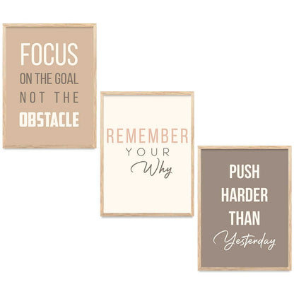 Motivational  Wall  Art Paintings for Living Room - Wall Poster With frames