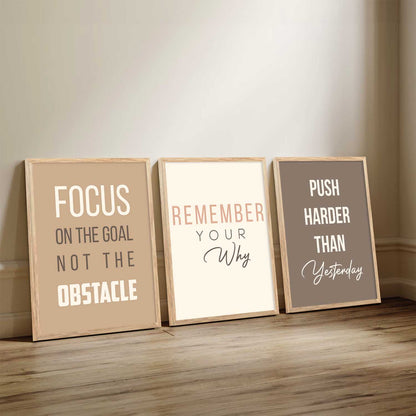Motivational  Wall  Art Paintings for Living Room - Wall Poster With frames