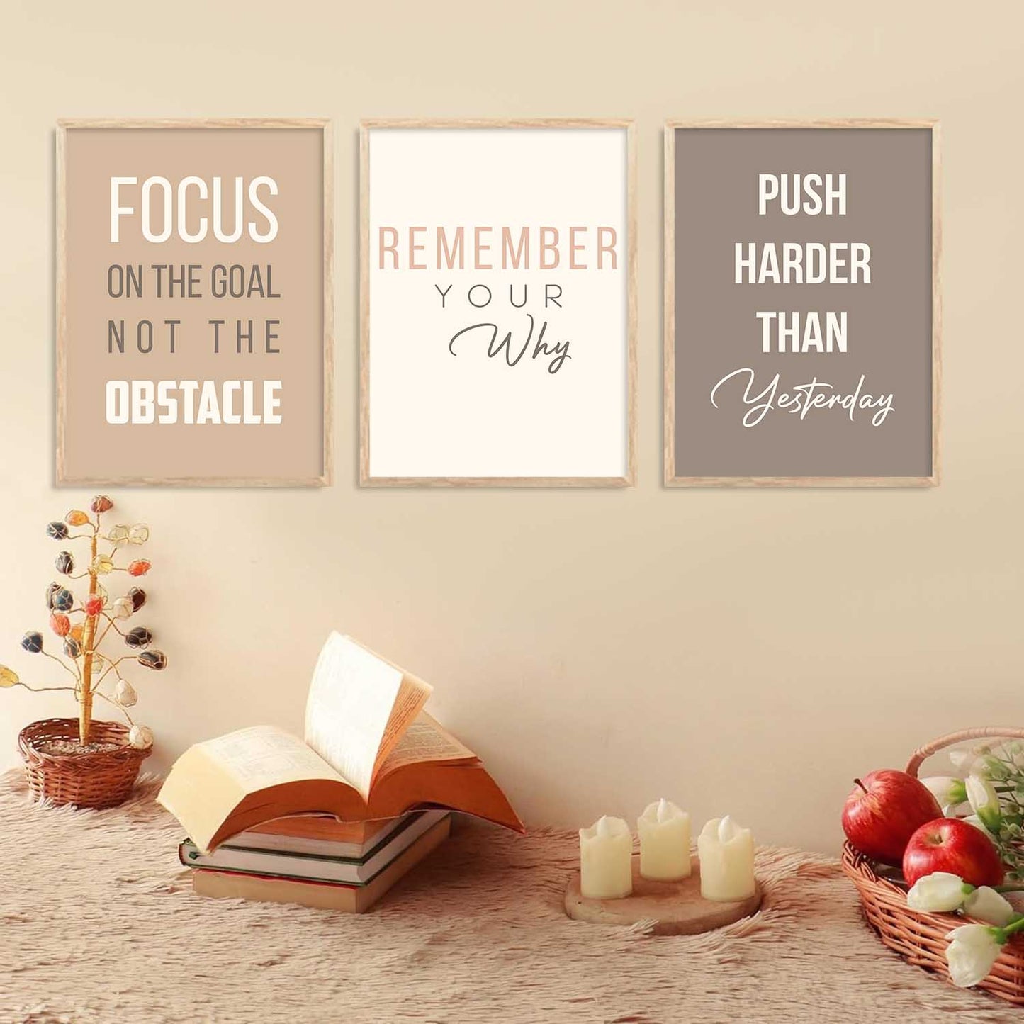 Motivational  Wall  Art Paintings for Living Room - Wall Poster With frames