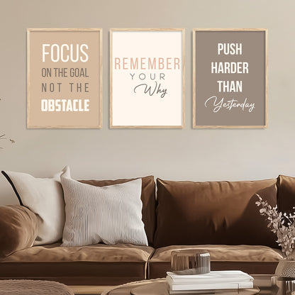 Motivational  Wall  Art Paintings for Living Room - Wall Poster With frames
