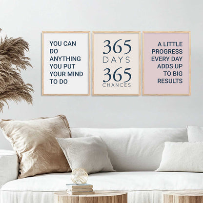 Motivational  Wall  Art Paintings for Living Room - Wall Poster With frames