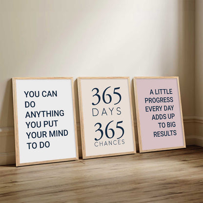 Motivational  Wall  Art Paintings for Living Room - Wall Poster With frames