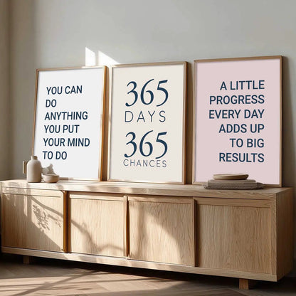 Motivational Wall Art Paintings for Living Room - Wall Poster With frames by Kotart store