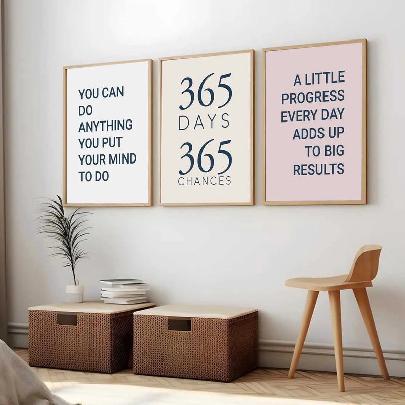 Motivational Wall Art Paintings for Living Room - Wall Poster With frames by Kotart store