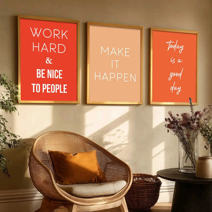 Motivational Wall Art Paintings for Living Room - Wall Poster With frames by Kotart store