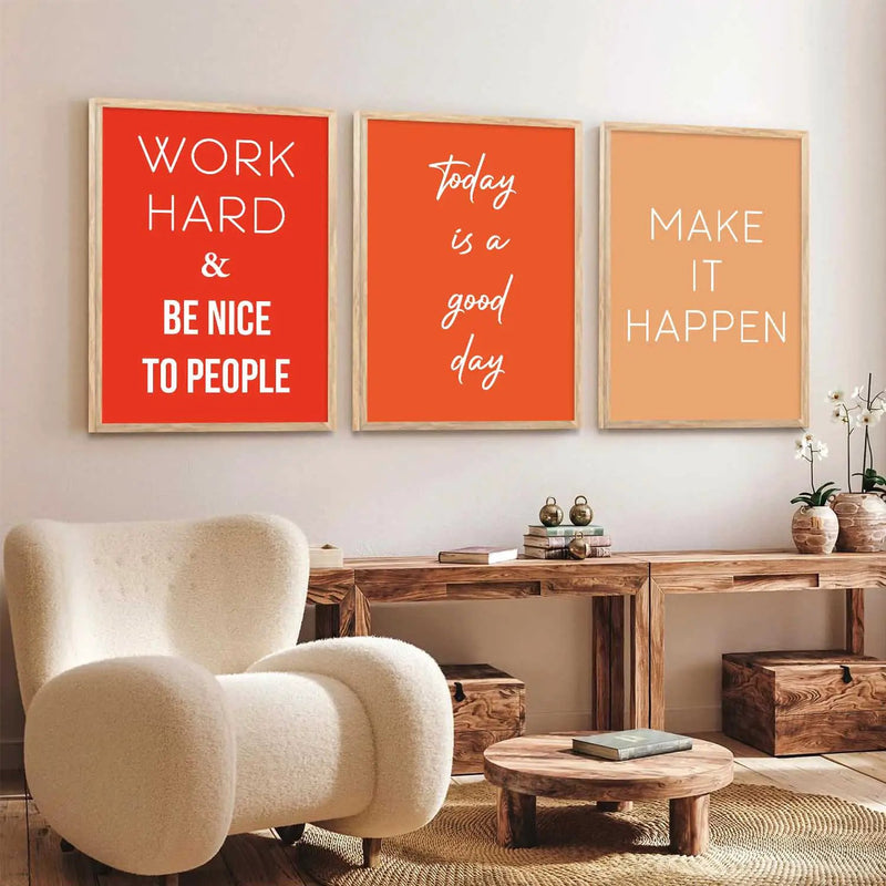 Motivational Wall Art Paintings for Living Room - Wall Poster With frames by Kotart store