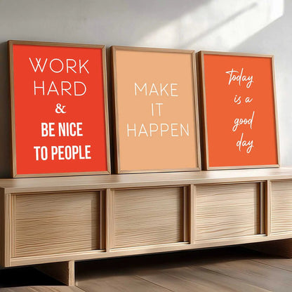 Motivational Wall Art Paintings for Living Room - Wall Poster With frames by Kotart store