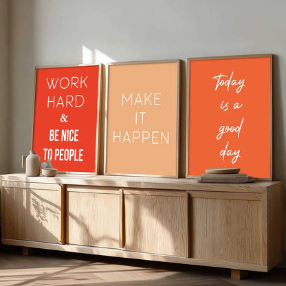 Motivational Wall Art Paintings for Living Room - Wall Poster With frames by Kotart store