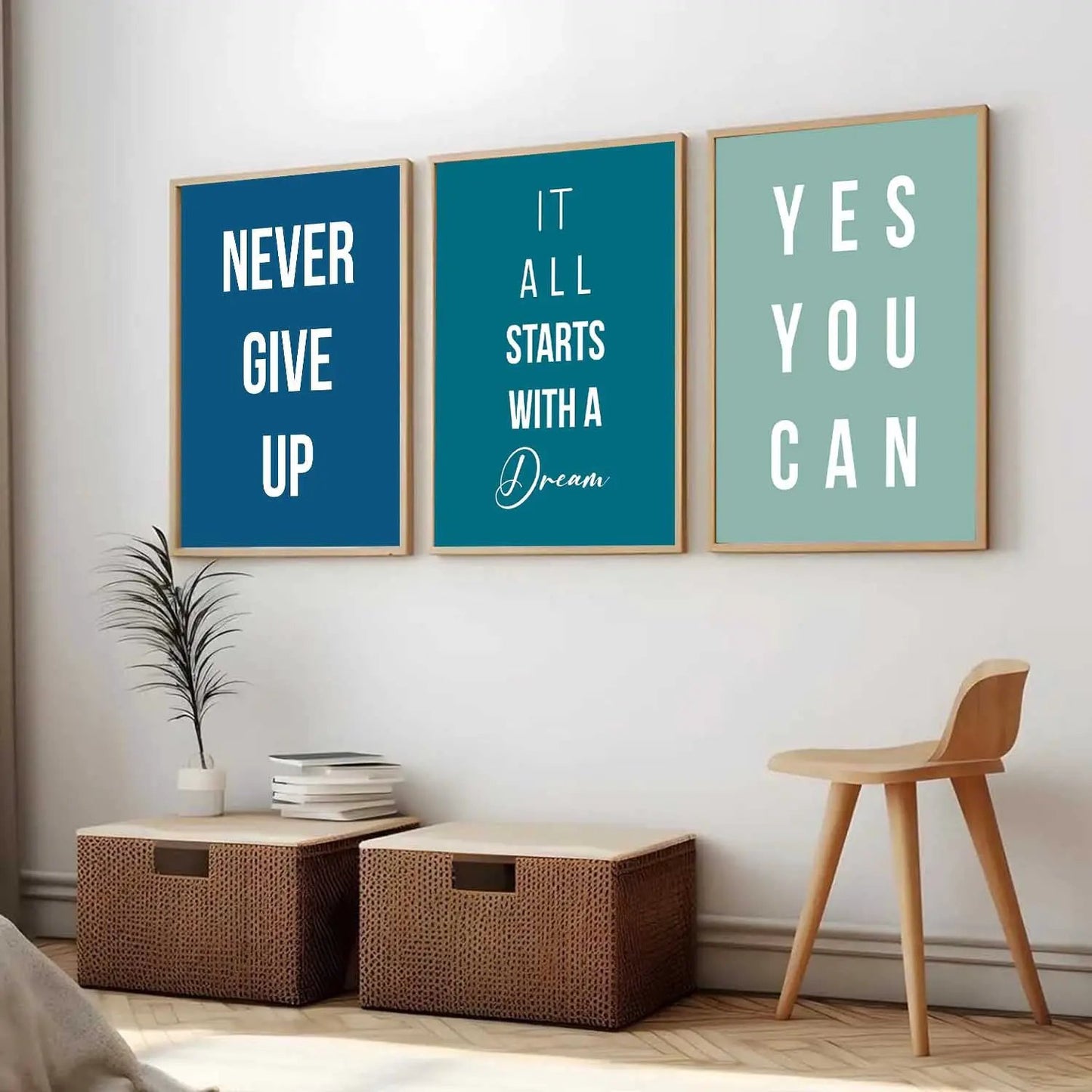 Motivational Wall Art Paintings for Living Room - Wall Poster With frames by Kotart store