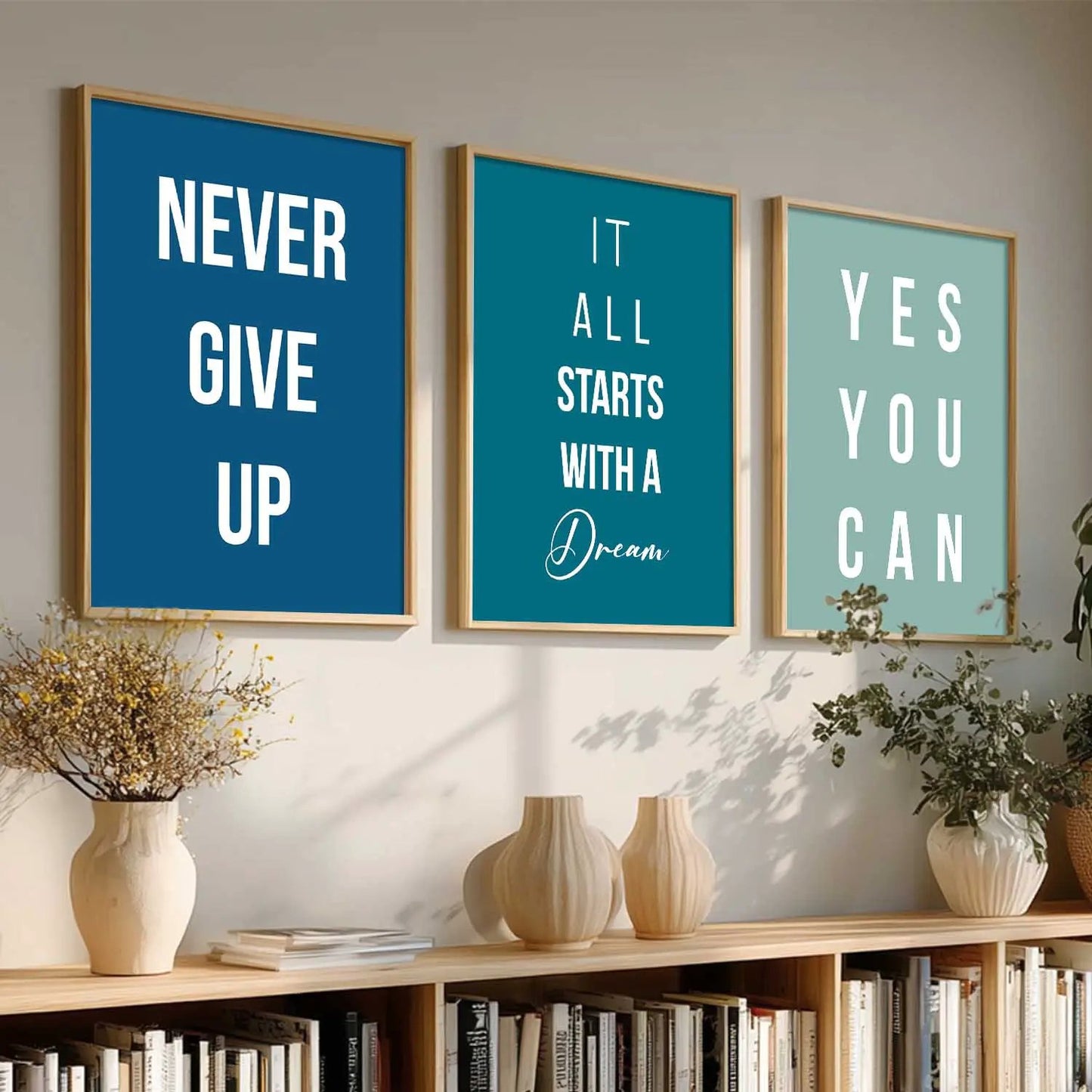 Motivational Wall Art Paintings for Living Room - Wall Poster With frames by Kotart store