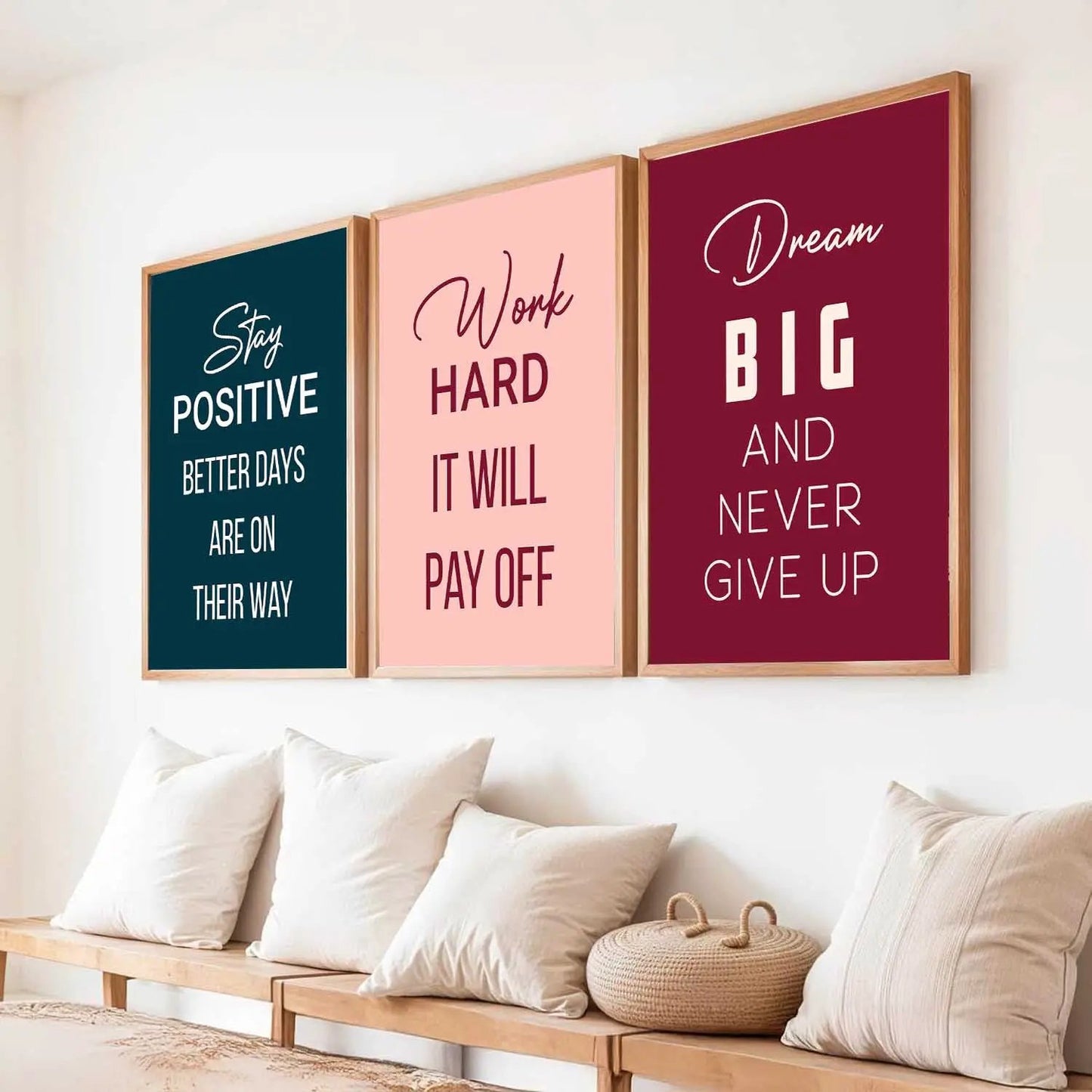 Motivational  Wall  Art Paintings for Living Room - Wall Poster With frames