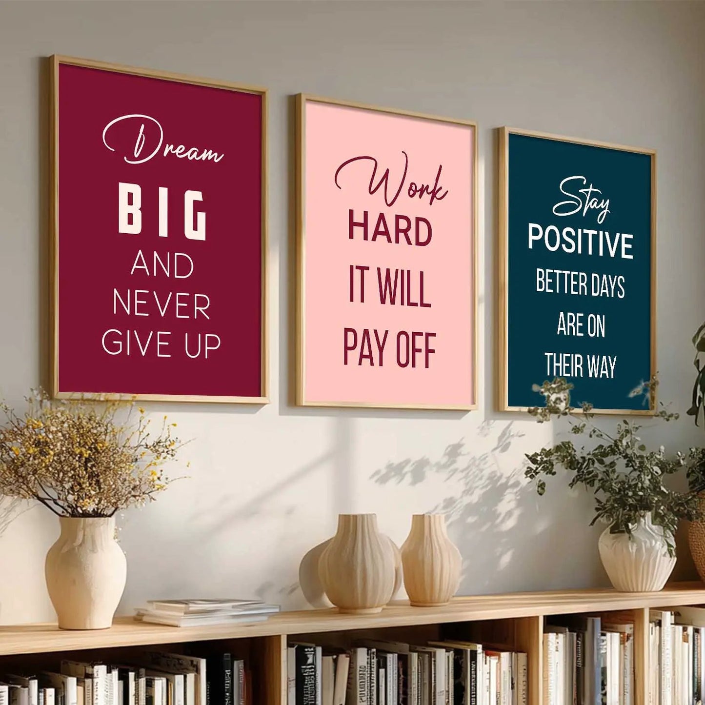 Motivational  Wall  Art Paintings for Living Room - Wall Poster With frames