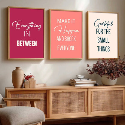 Motivational Wall Art Paintings for Living Room - Wall Poster With frames by Kotart store