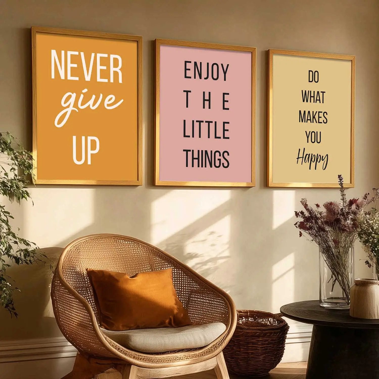 Motivational Wall Art Paintings for Living Room - Wall Poster With frames by Kotart store