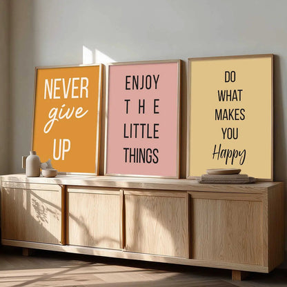 Motivational Wall Art Paintings for Living Room - Wall Poster With frames by Kotart store