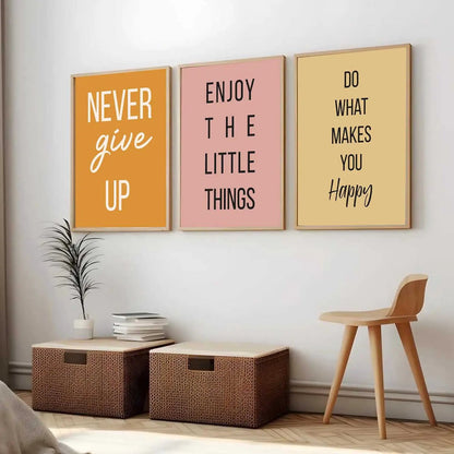Motivational Wall Art Paintings for Living Room - Wall Poster With frames by Kotart store