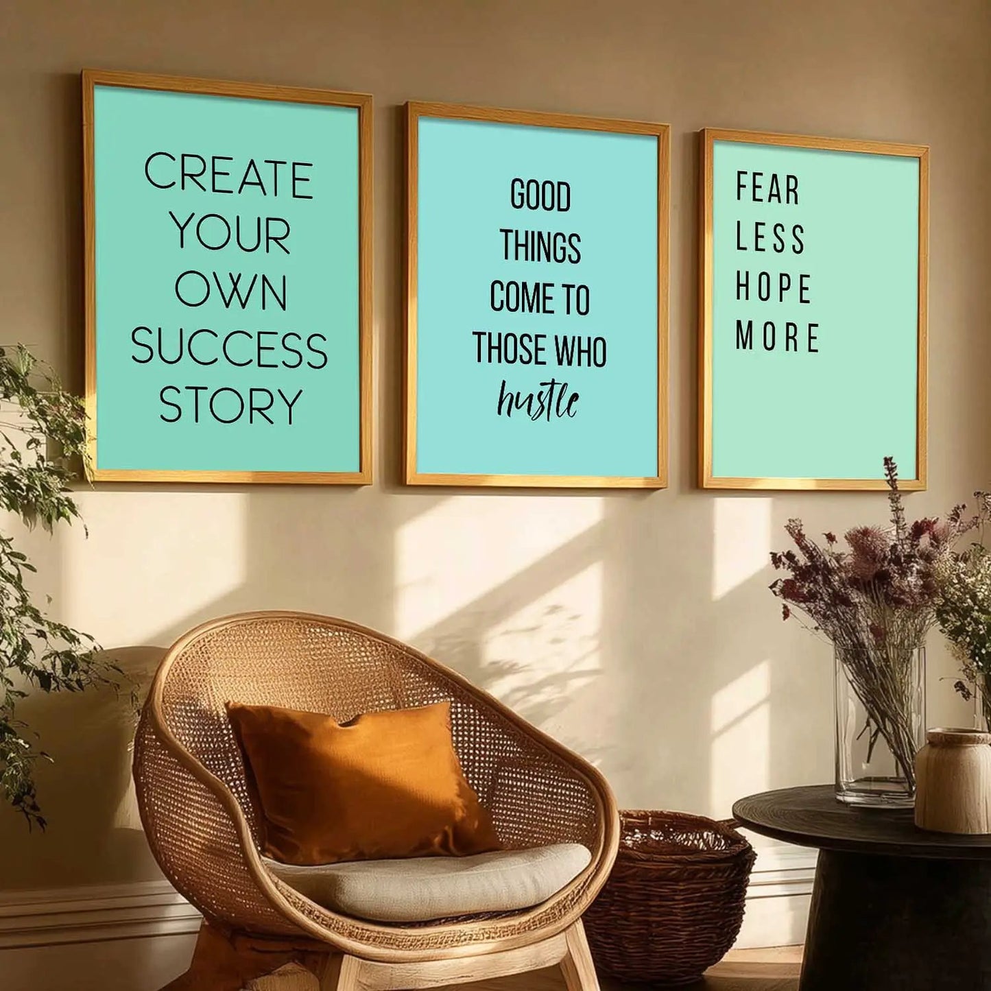 Motivational Wall Art Paintings for Living Room - Wall Poster With frames by Kotart store