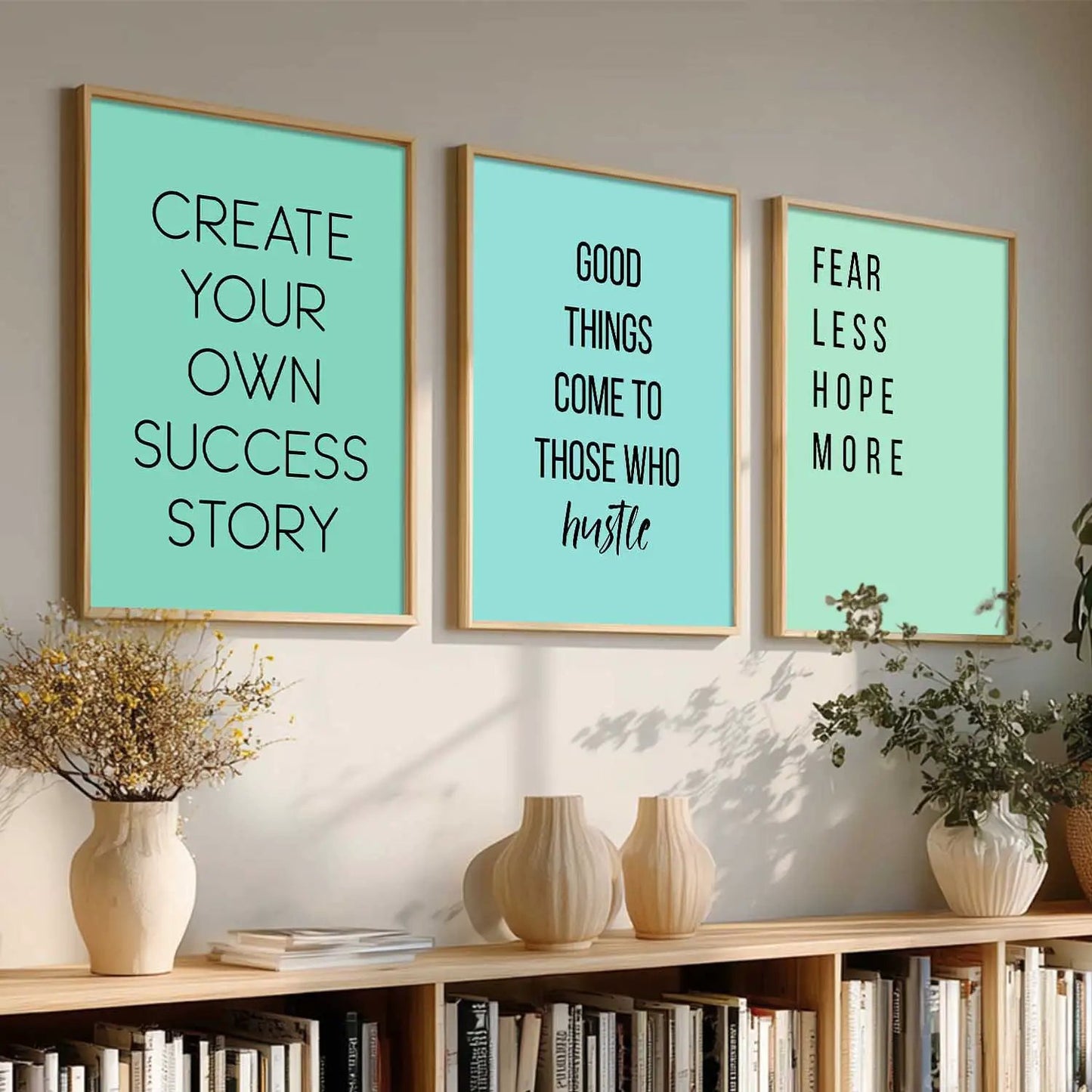 Motivational Wall Art Paintings for Living Room - Wall Poster With frames by Kotart store