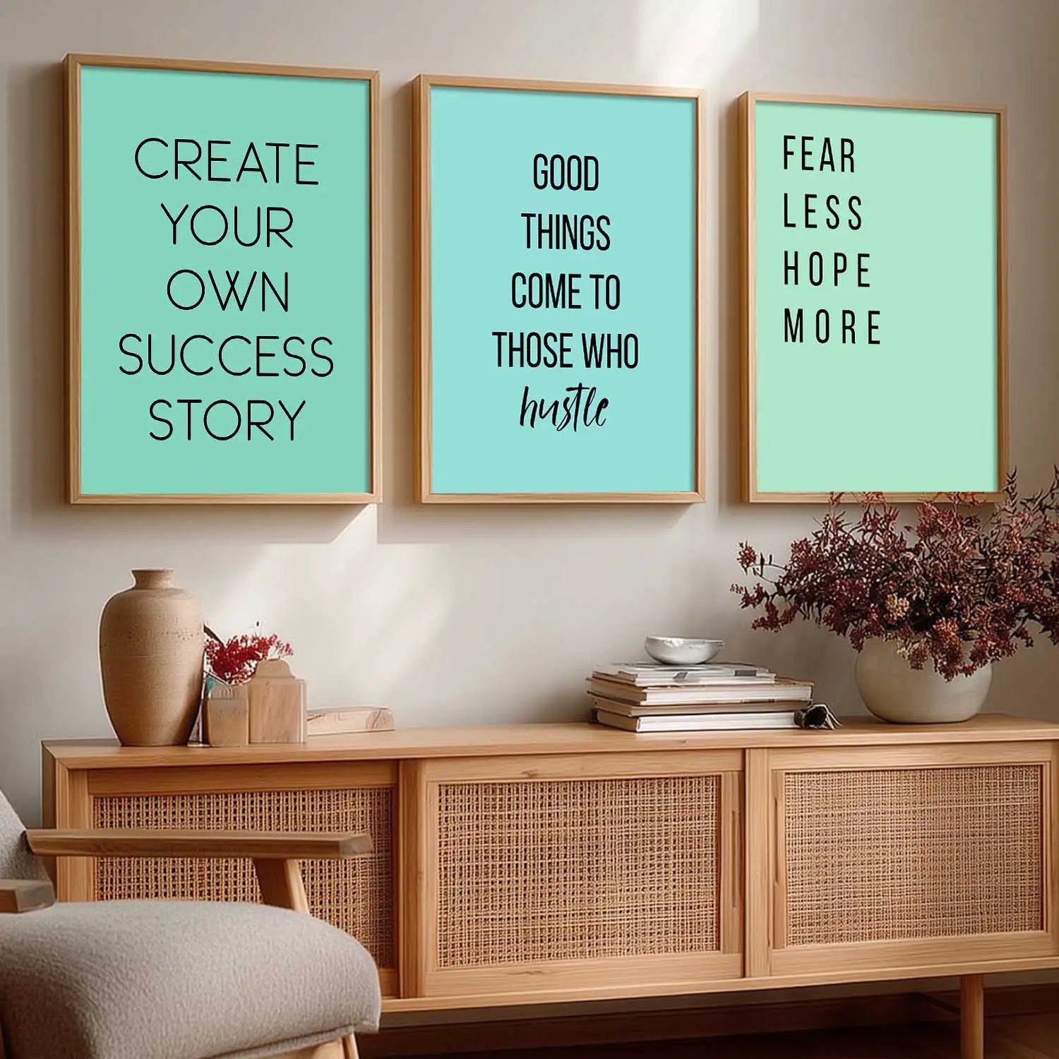 Motivational Wall Art Paintings for Living Room - Wall Poster With frames by Kotart store