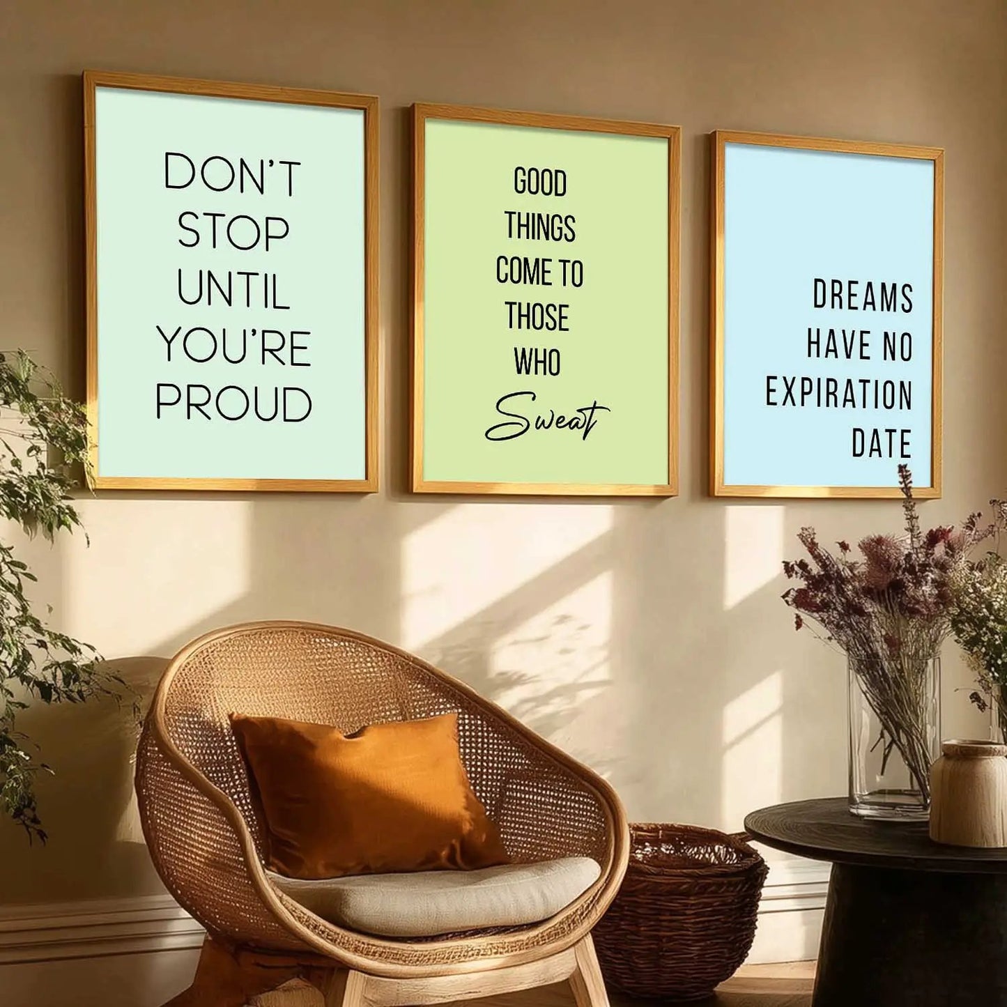 Motivational Wall Art Paintings for Living Room - Wall Poster With frames by Kotart store
