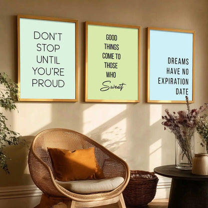 Motivational Wall Art Paintings for Living Room - Wall Poster With frames by Kotart store