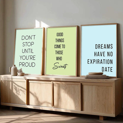 Motivational Wall Art Paintings for Living Room - Wall Poster With frames by Kotart store
