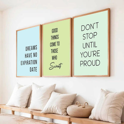 Motivational Wall Art Paintings for Living Room - Wall Poster With frames by Kotart store