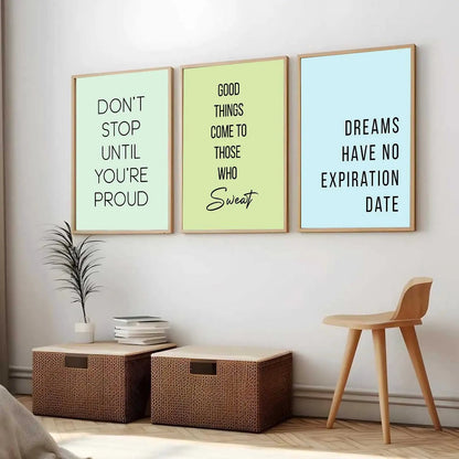 Motivational Wall Art Paintings for Living Room - Wall Poster With frames by Kotart store