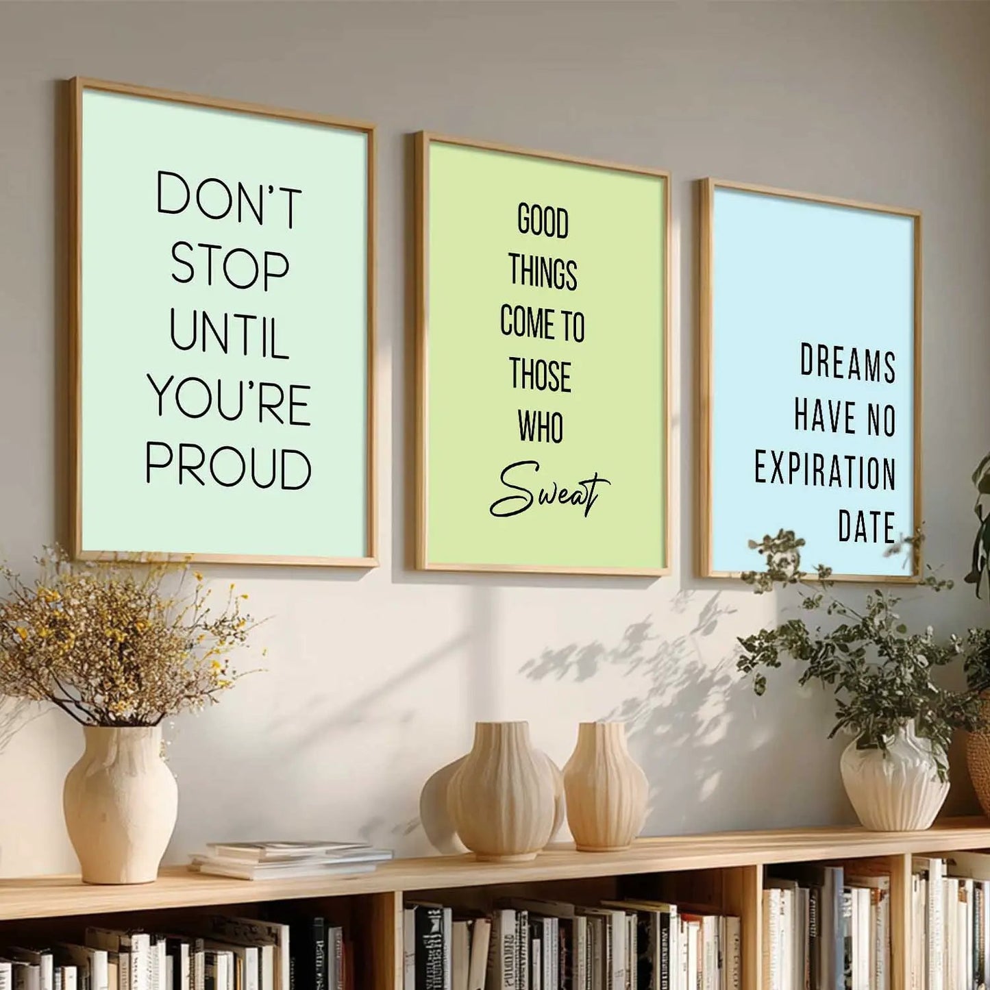 Motivational Wall Art Paintings for Living Room - Wall Poster With frames by Kotart store