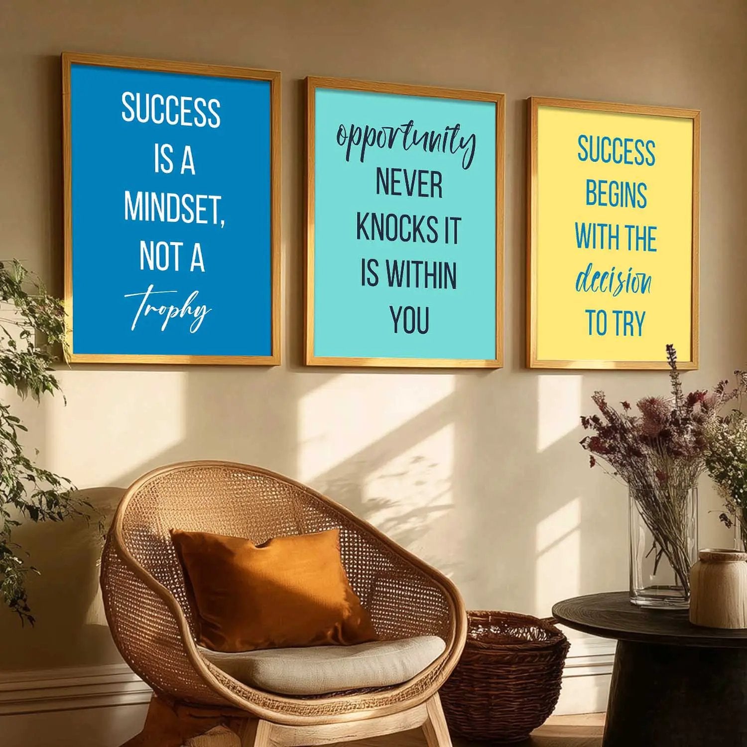 Motivational Wall Art Paintings for Living Room - Wall Poster With frames by Kotart store