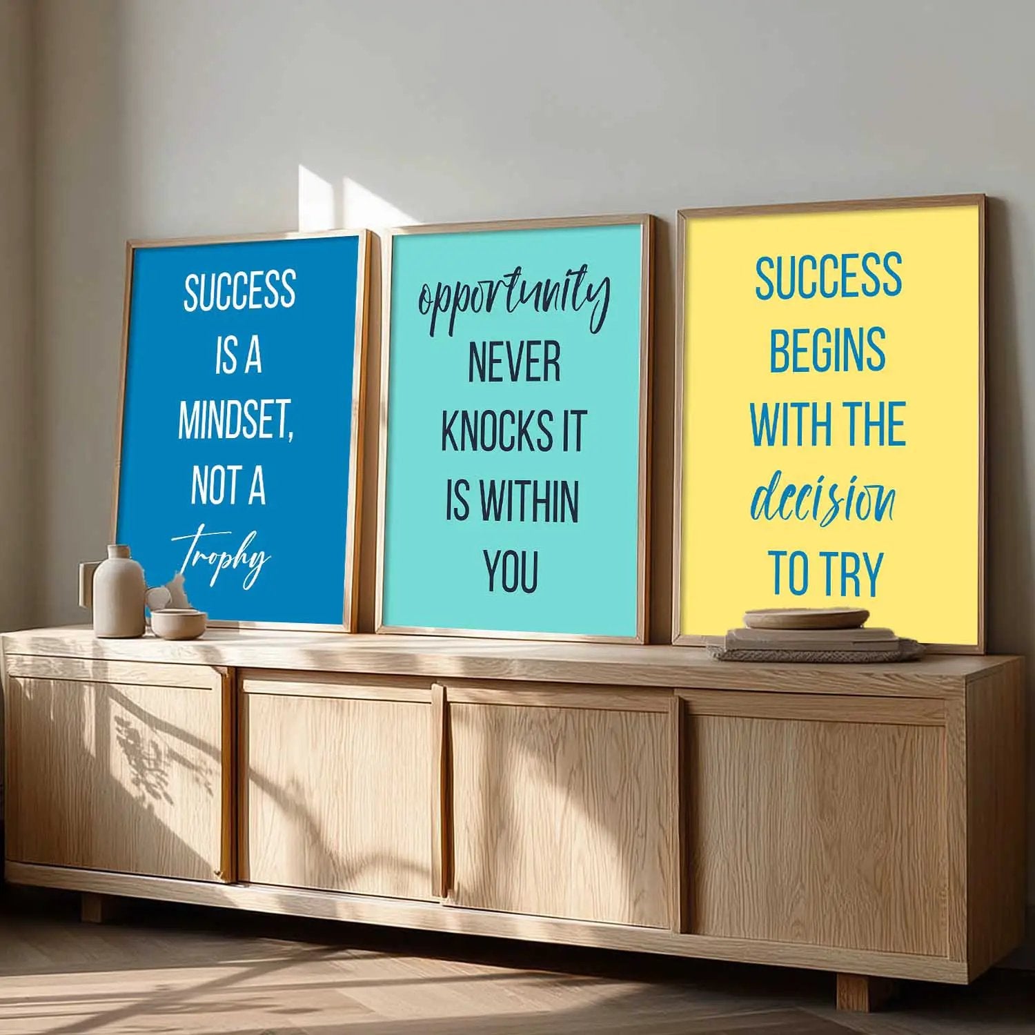 Motivational Wall Art Paintings for Living Room - Wall Poster With frames by Kotart store