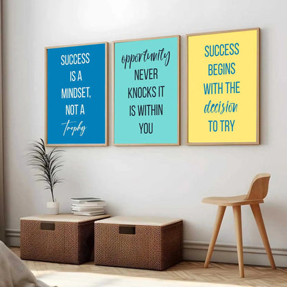 Motivational Wall Art Paintings for Living Room - Wall Poster With frames by Kotart store