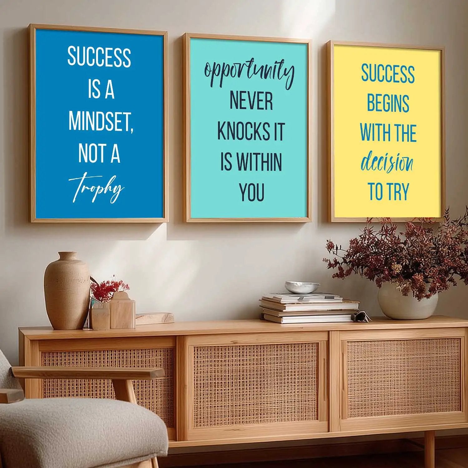 Motivational Wall Art Paintings for Living Room - Wall Poster With frames by Kotart store