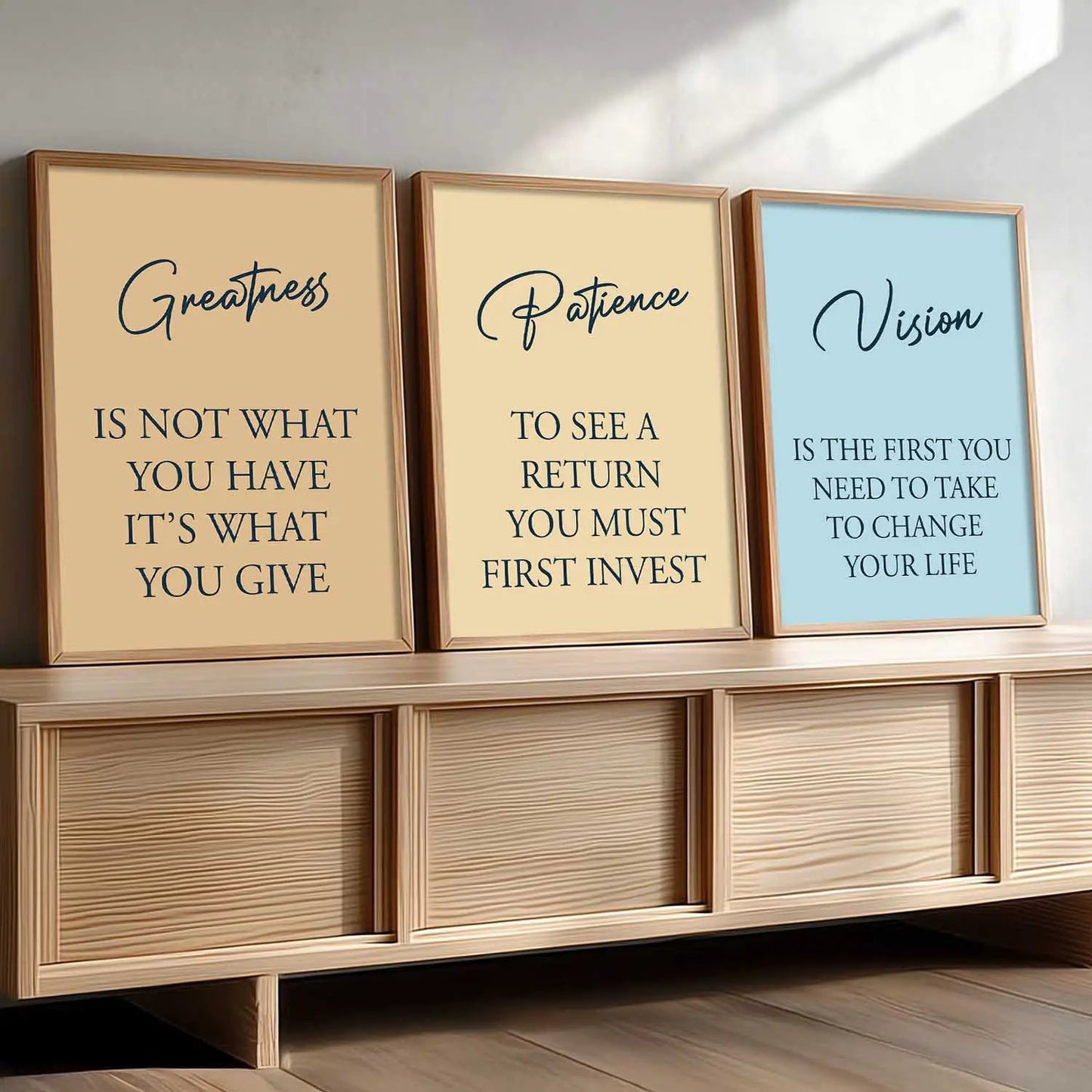 Motivational Wall Art Paintings for Living Room - Wall Poster With frames by Kotart store