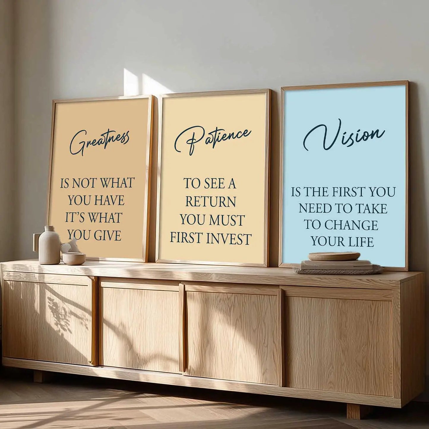 Motivational Wall Art Paintings for Living Room - Wall Poster With frames by Kotart store