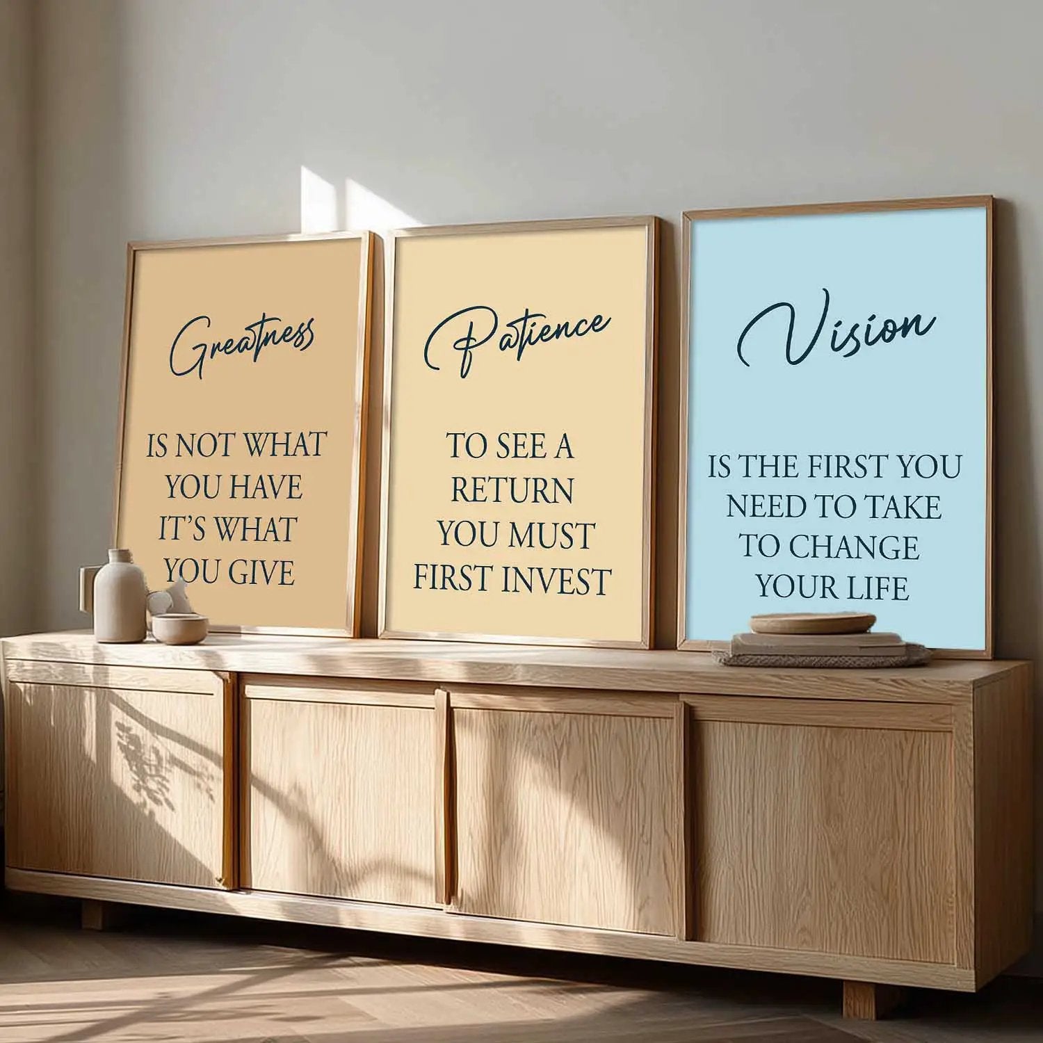Motivational Wall Art Paintings for Living Room - Wall Poster With frames by Kotart store