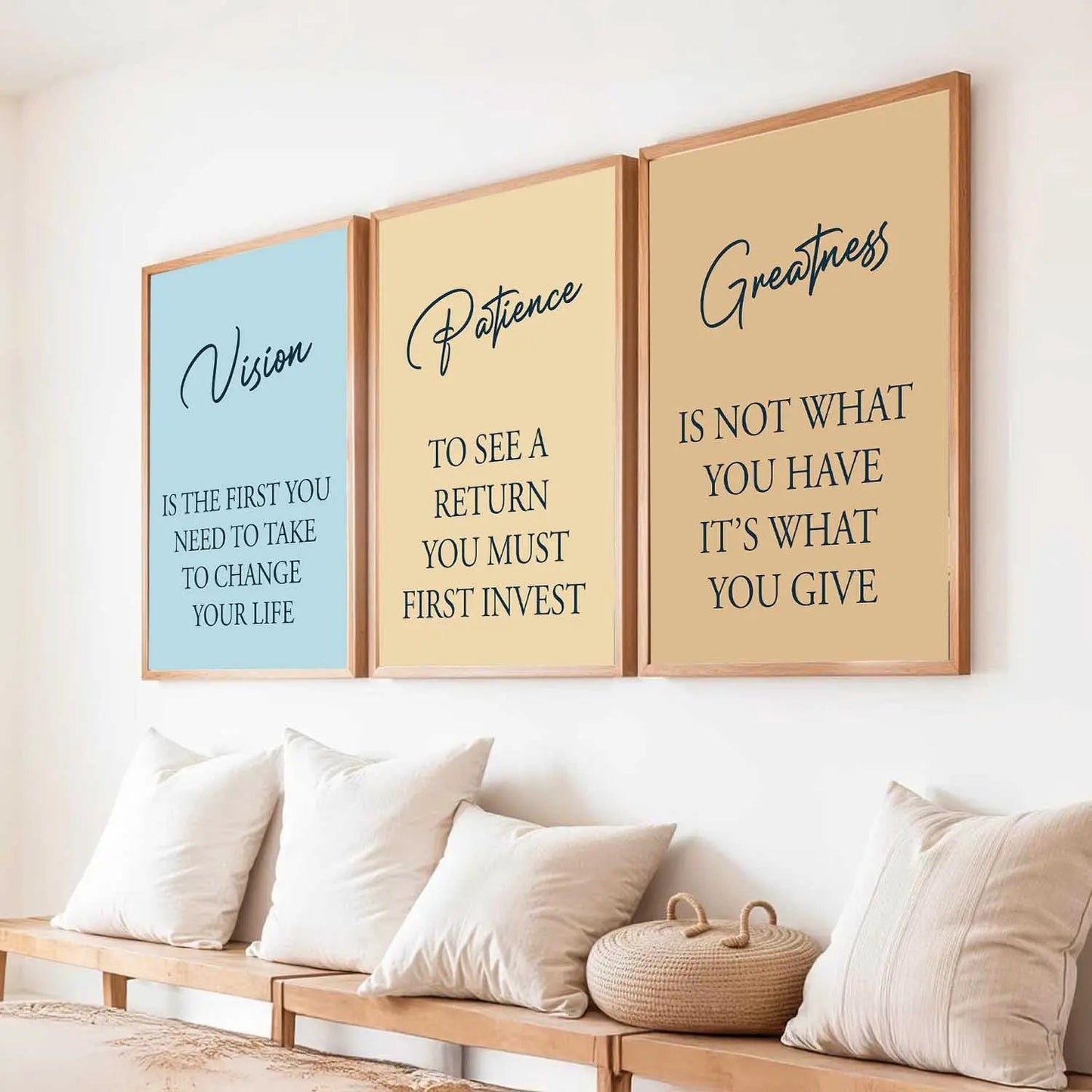 Motivational Wall Art Paintings for Living Room - Wall Poster With frames by Kotart store