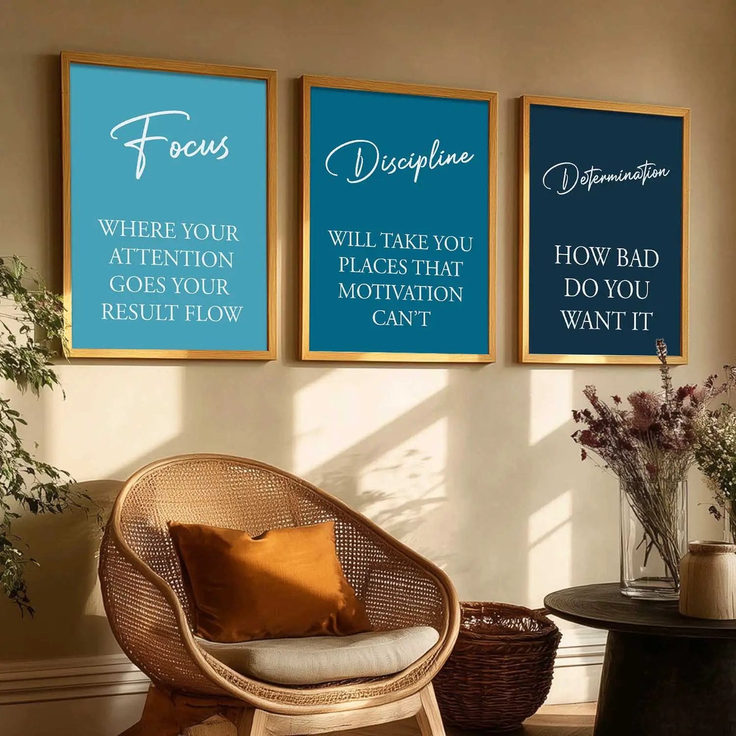 Motivational Wall Art Paintings for Living Room - Wall Poster With frames by Kotart store